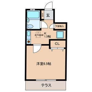 グランシャレー島根1 間取り図