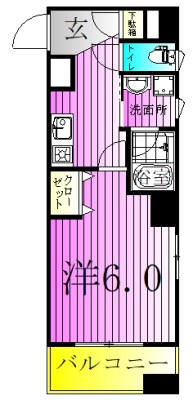 リデンテ谷在家 間取り図