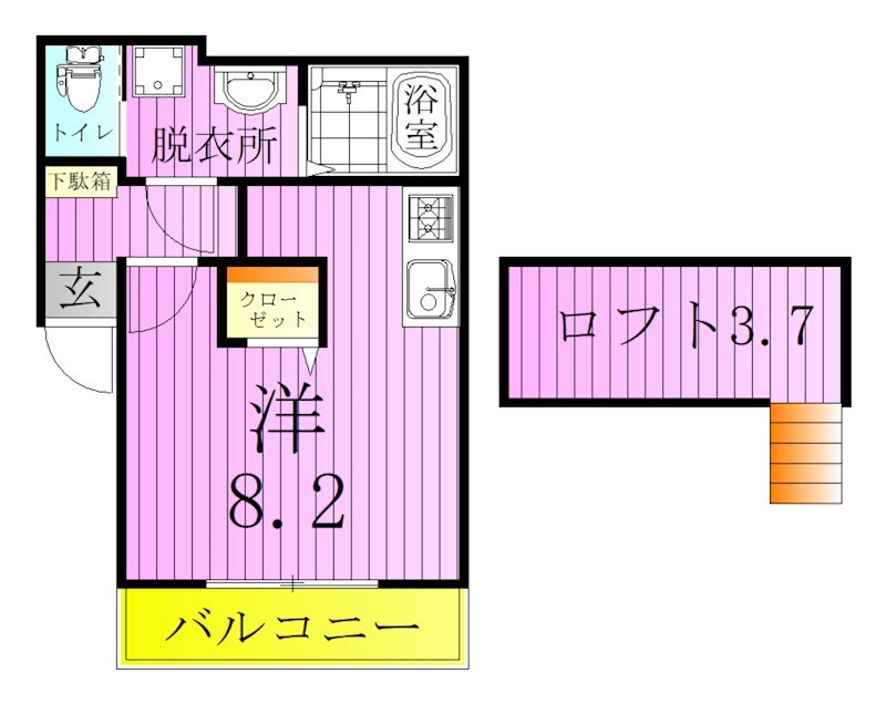 TJ西尾久01 間取り図
