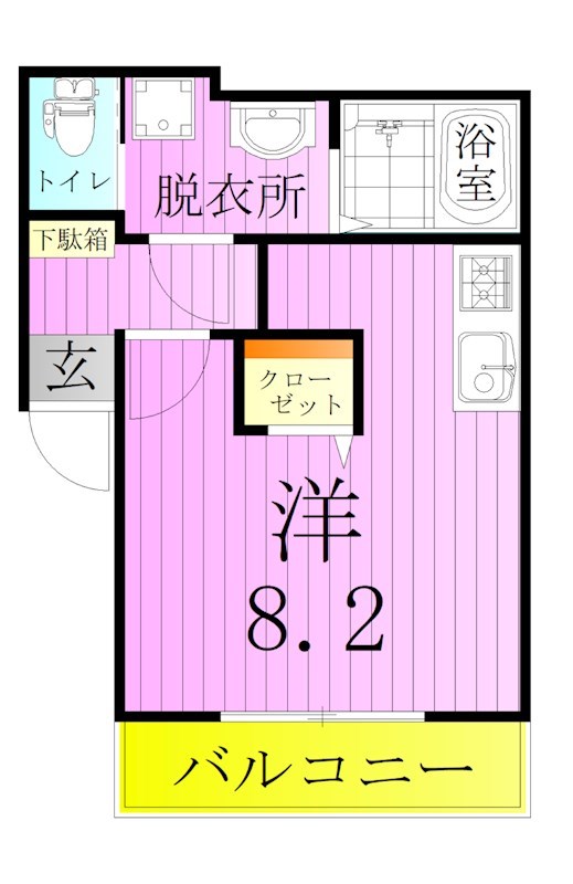 TJ西尾久01 間取り図