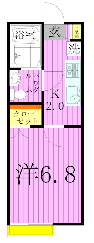 セントポーリア綾瀬 間取り図