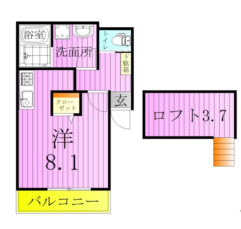 TJ西尾久01 間取り図