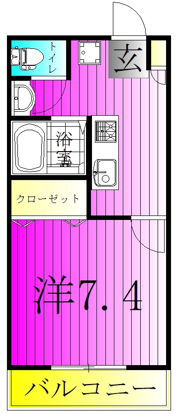 FREAHEIM 403号室 間取り
