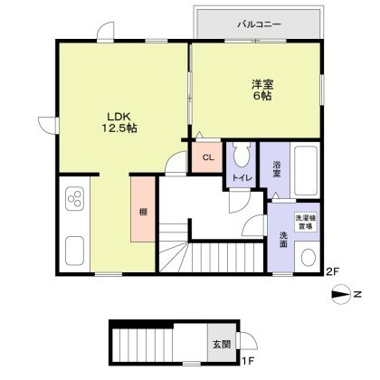 Maison ARCH 201号室 間取り