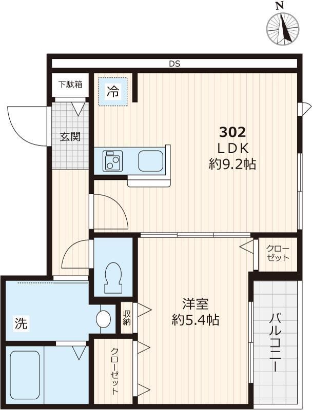 フィカーサ神領堀 間取り図