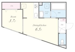 LEAROOMお花茶屋 間取り図