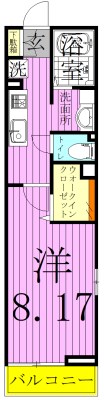 ソルテール六町 間取り図