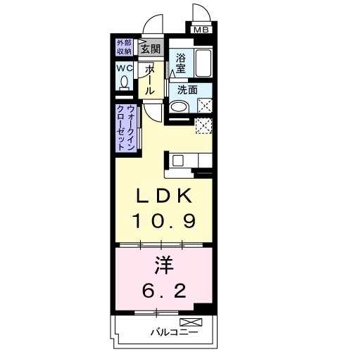 アルカディアⅠ 間取り図