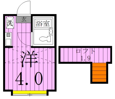 綾瀬パークハイム 間取り図