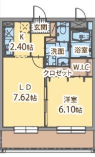 エクシードきよしが丘 103号室 間取り