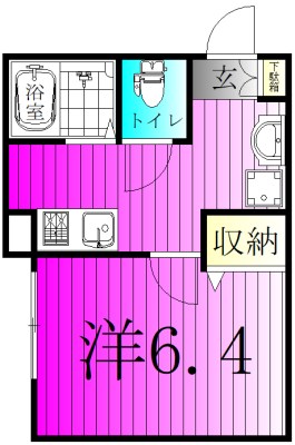 101号室 間取り