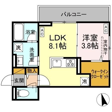 Kurashiro 301号室 間取り
