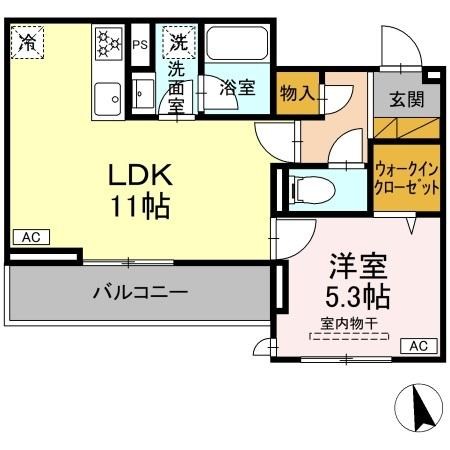 Kurashiro 303号室 間取り