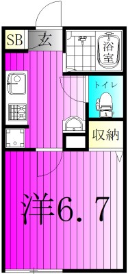 203号室 間取り