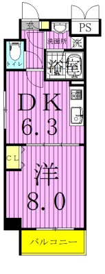 コンフォール亀有 間取り図