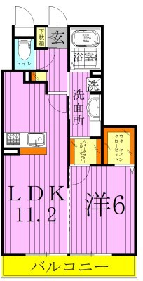 ラ・ロシェル 間取り図