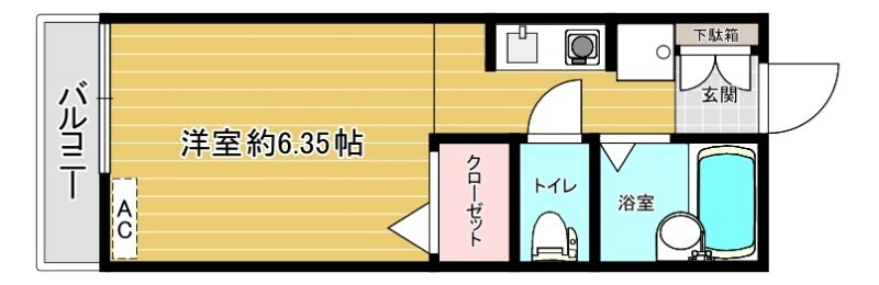 リファレンス胡録台B棟 間取り