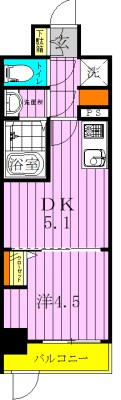 ラフィスタ大師前4 間取り図