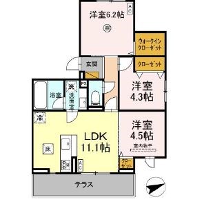 Irene（イレーネ） 間取り