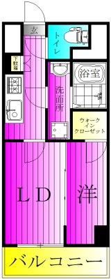 GENOVIA北千住 間取り図