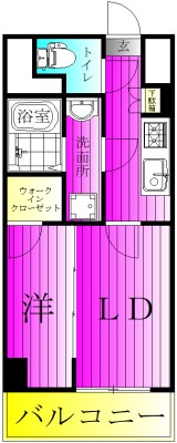 GENOVIA北千住 間取り図