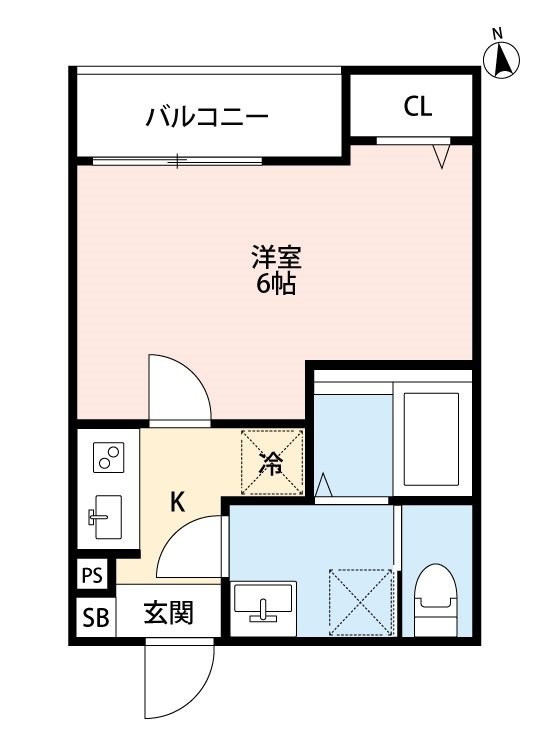 CRASTINE西尾久 間取り図