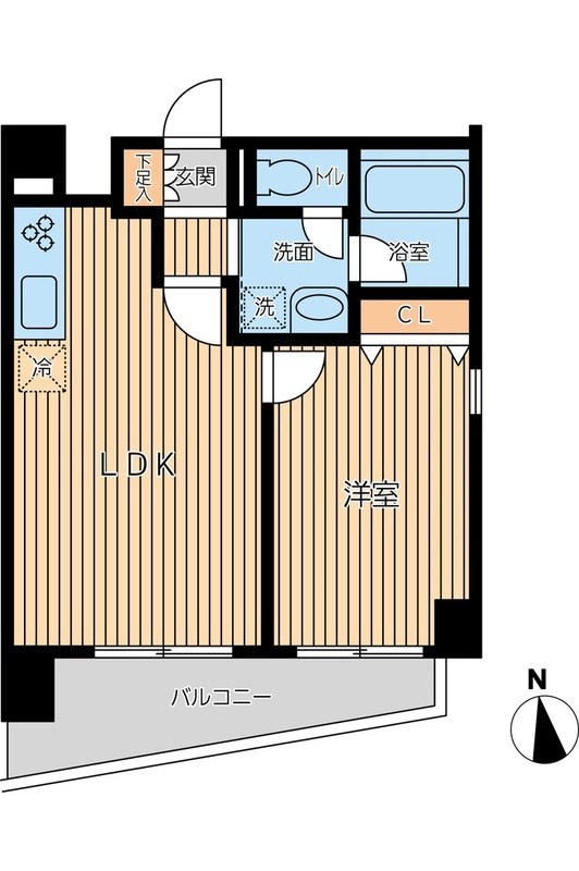 オーキッドレジデンス三ノ輪Ⅱ 間取り図