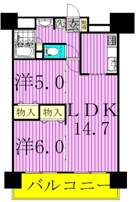ラグゼナ流山おおたかの森 803号室 間取り