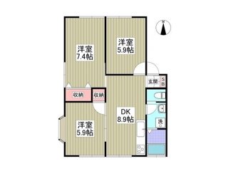 ＭＫルーミー 101号室 間取り
