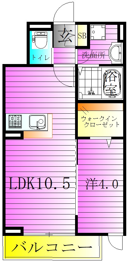 グラナーデ西保木間 間取り図