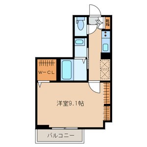 shaMaison鎌ケ谷　～シャーメゾンカマガヤ～ 102号室 間取り