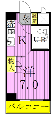 マンションニューシャイン  間取り図