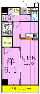 ベルグラース 間取り図