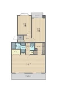 シャンクレール南流山 402号室 間取り