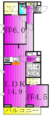 セレーノ・フォレ 間取り