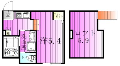 LOFT AOI 間取り図