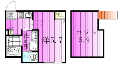 LOFT AOI 間取り図