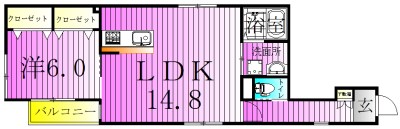 Twin Leaves A 間取り図