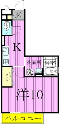 エレガンス・チヨダ２ 間取り図