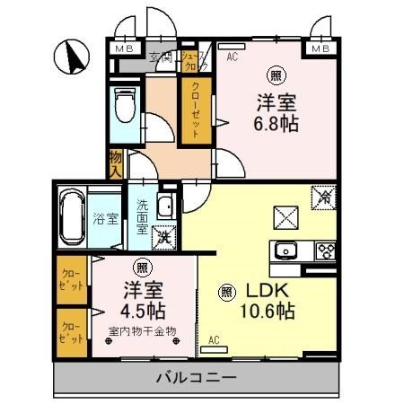スカイパーク  間取り図
