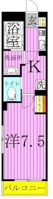 b&amp;#39;CASA東綾瀬 間取り図