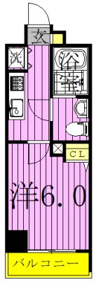 プレセダンヒルズ北千住２ 間取り図