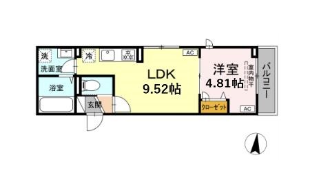 グラナーデ神明 間取り図