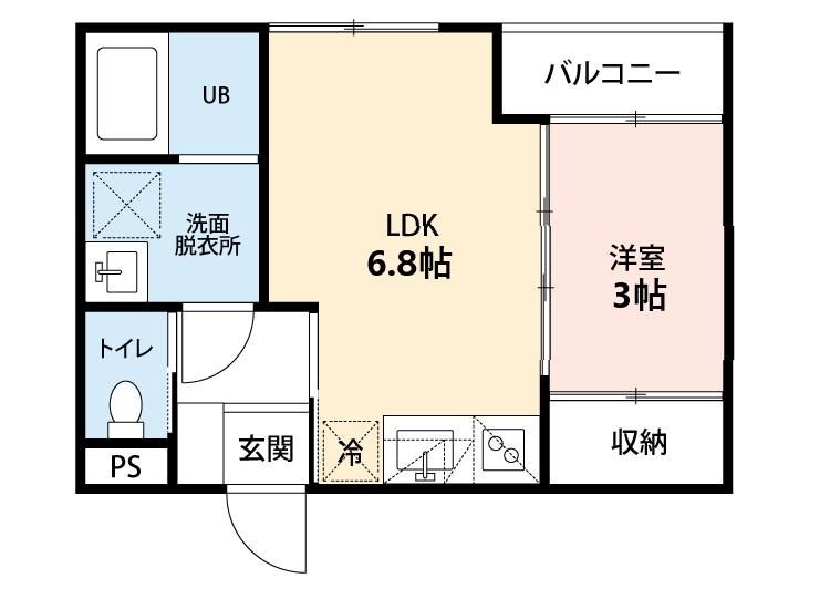 Y-House 301号室 間取り