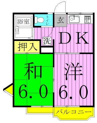 ドエル泉 間取り図