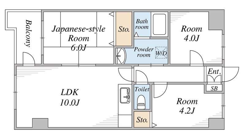 Belleviage Ayase 間取り図