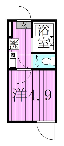 マーレ梅島 間取り図