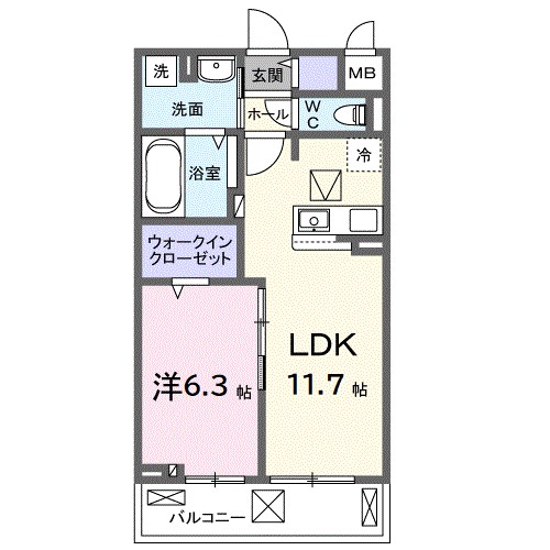 ブランノワレ 間取り図