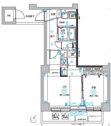 DIPS西新井 間取り図
