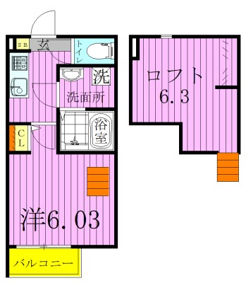 Ｏｉｋｏｓ　八潮　～オイコス八潮～ 間取り図